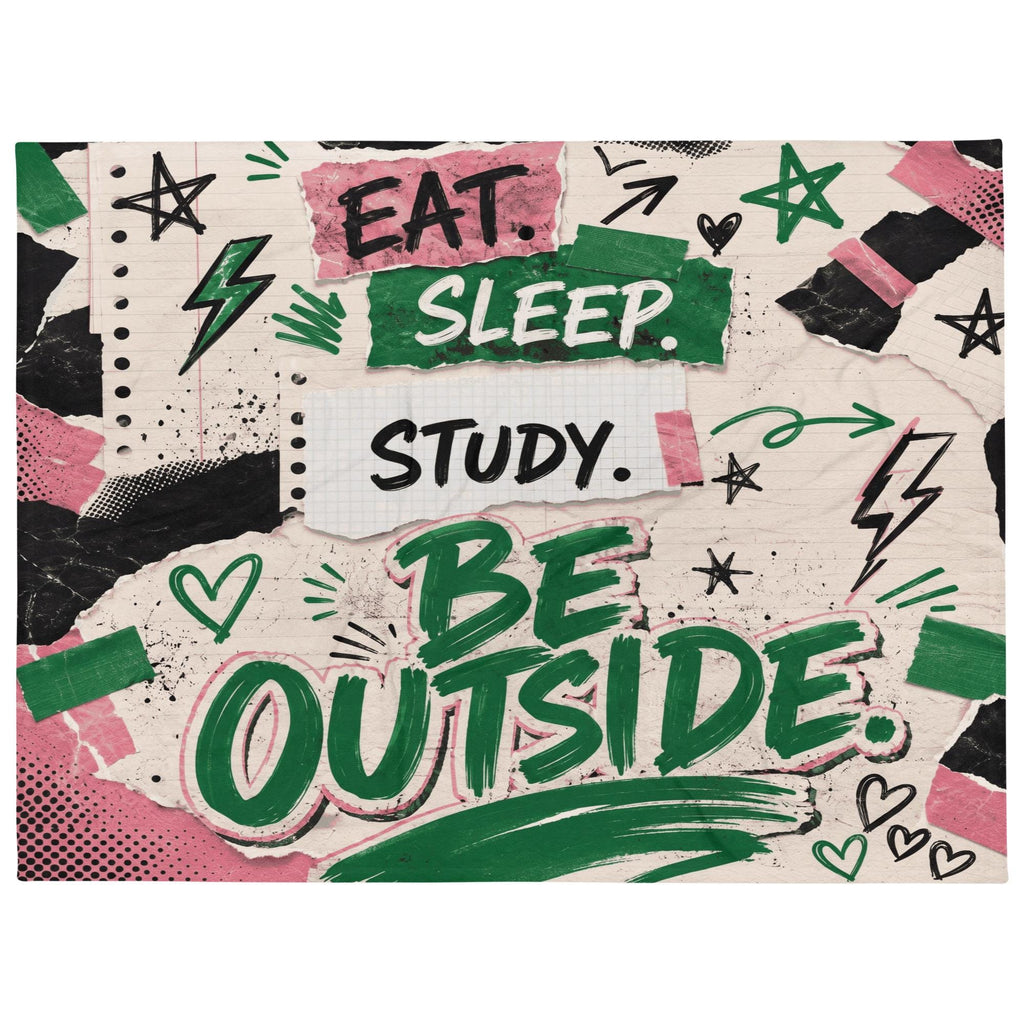 Pink Green College Dorm Blanket – photo 5