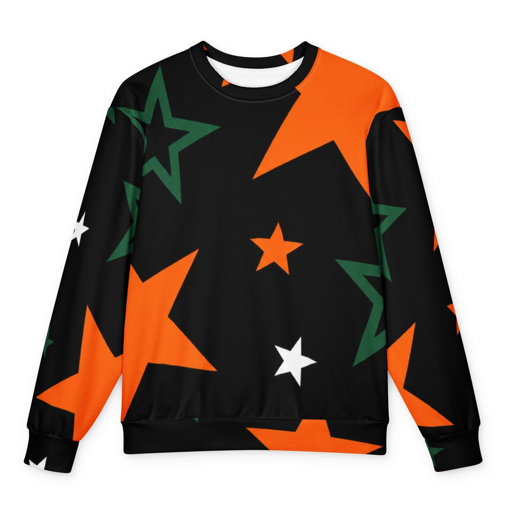 STARBOUND Unisex , College Outfit Black Star Sweatshirt, Oversized Fit, Heavyweight Cotton-Blend
