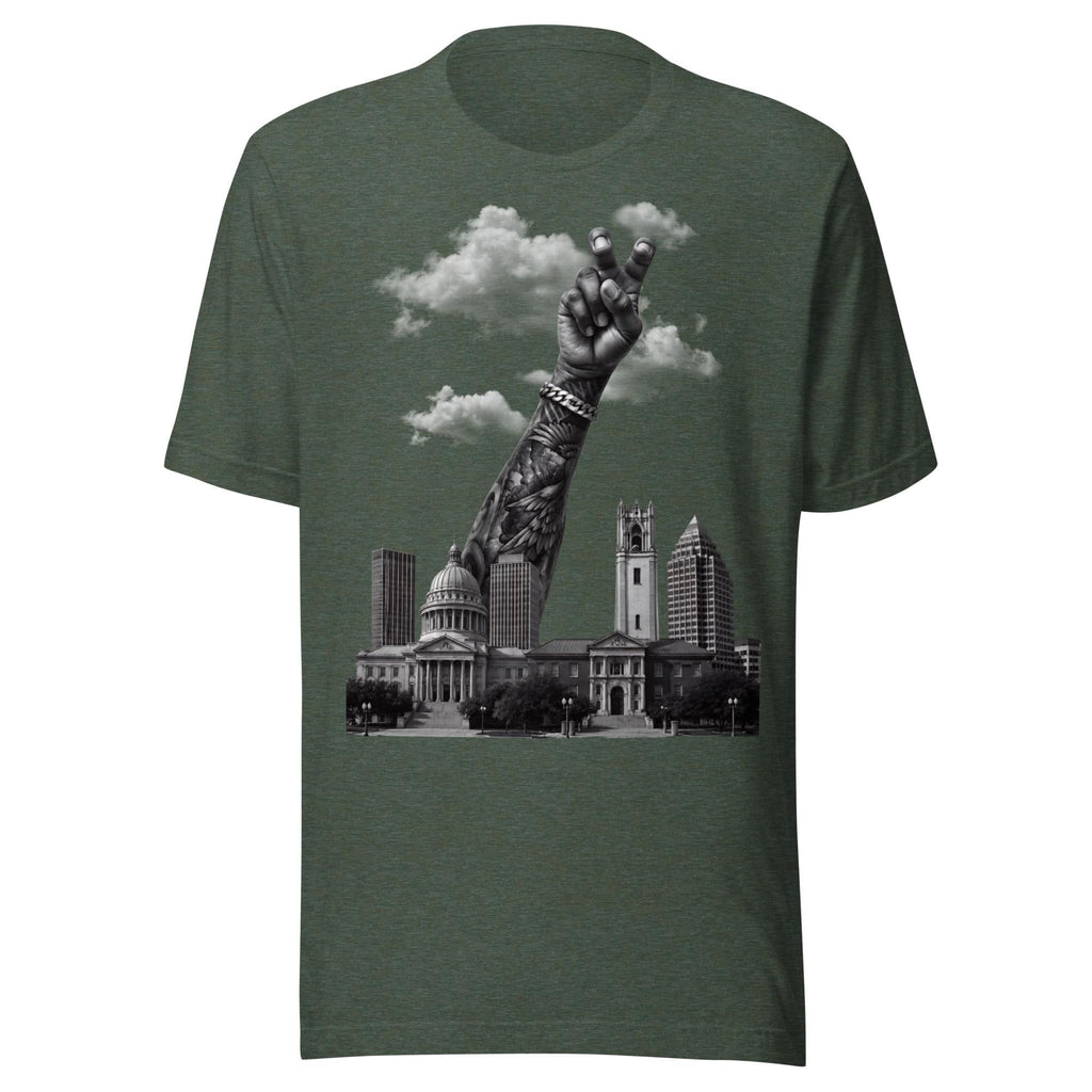 We Run the City HBCU Graphic Tee in Cardinal