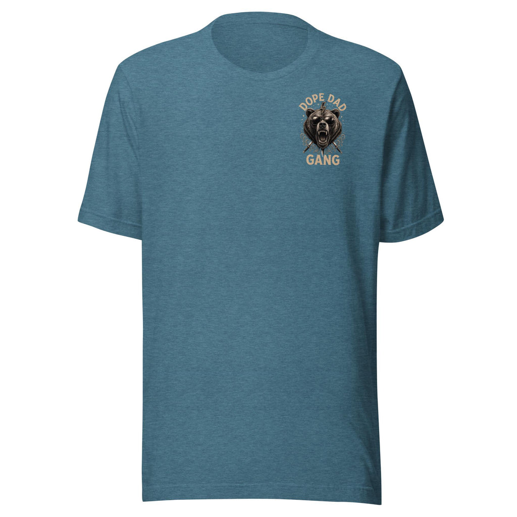 BLEACHER GANG Funny Dad Shirt, Dope Dad Gang Tee with Frog Design