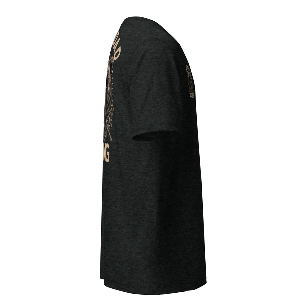 Dope Dad Gang Bear Graphic Tee in Solid Black Triblend