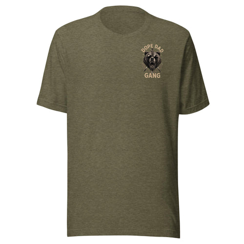 BLEACHER GANG Funny Dad Shirt, Dope Dad Gang Tee with Frog Design