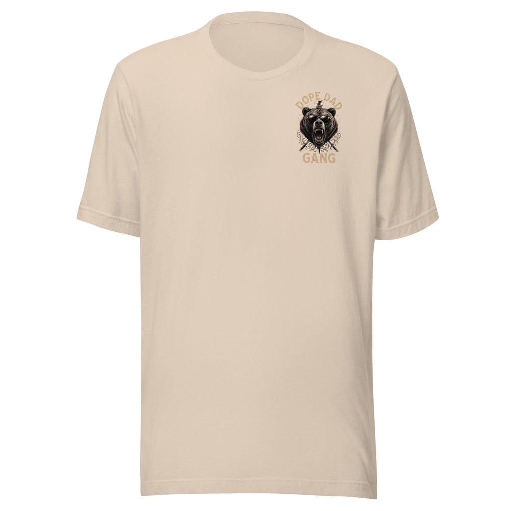 BLEACHER GANG Funny Dad Shirt, Dope Dad Gang Tee with Frog Design