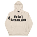 Funny Matching Couples Hoodies | We Don’t Have Any Plans & I Am Corporate | His and Hers Marriage Humor Gift