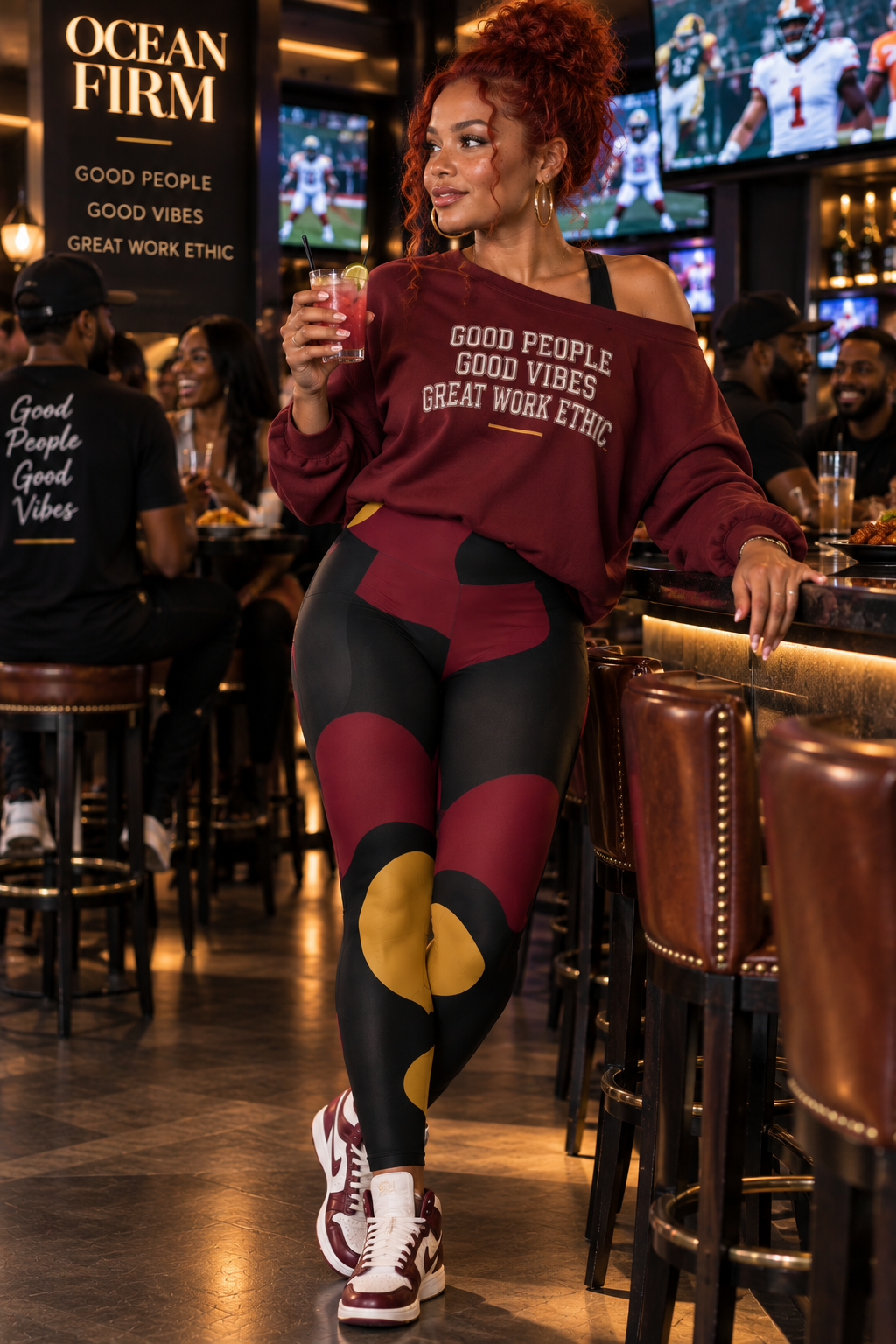 Garnet Gold Camo Pocket Leggings – photo 5