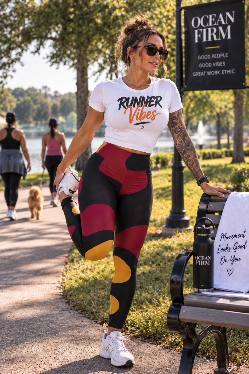 Garnet Gold Camo Pocket Leggings – photo 10