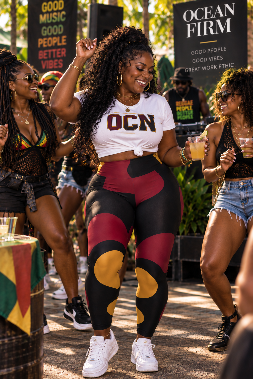 Garnet Gold Camo Pocket Leggings – photo 3
