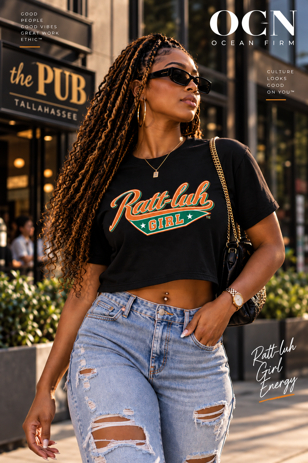 Ratt-Luh Girl Crop