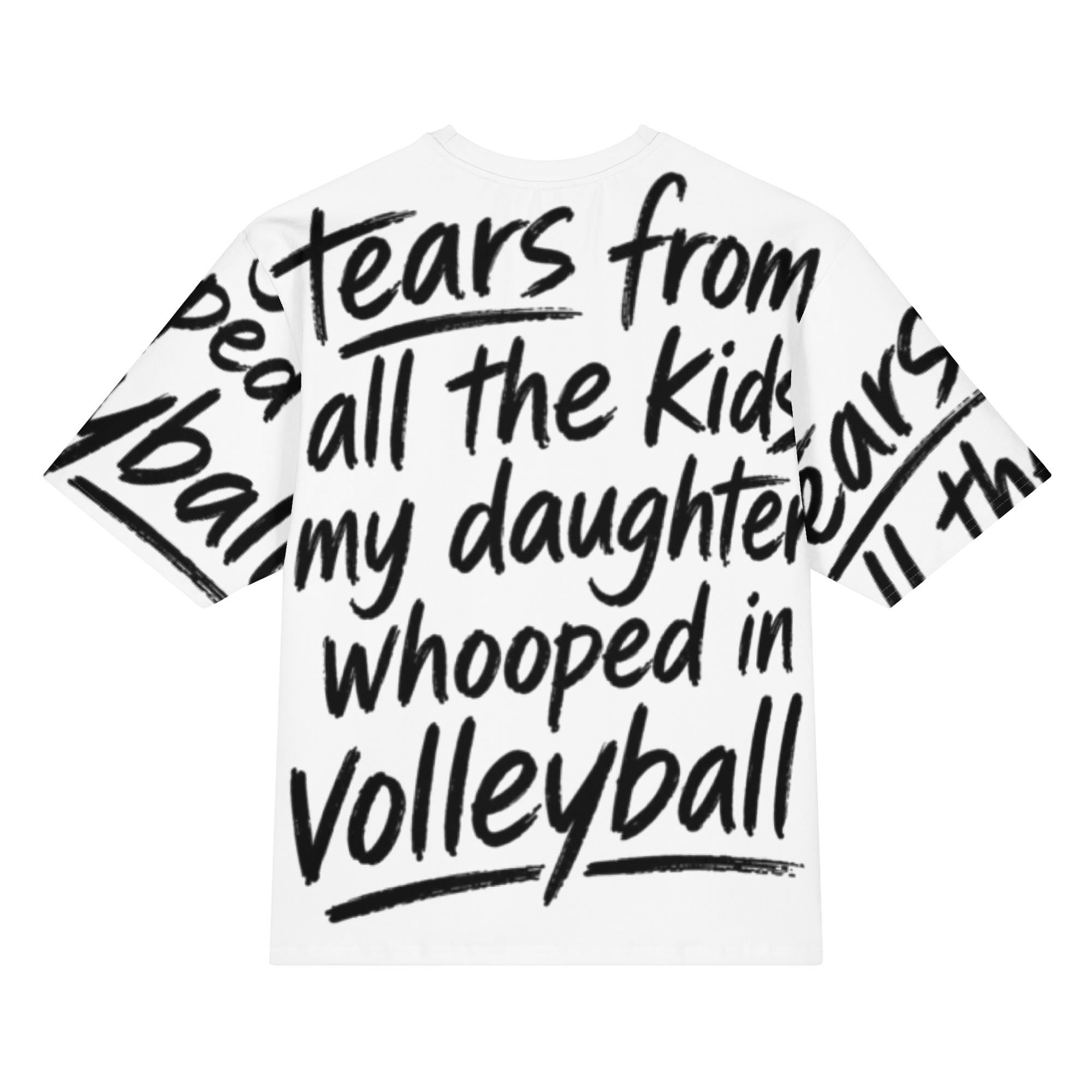 Bleacher GANG | Tears of Victory ,Volleyball Shirt, Funny Graphic Tee for sports parents