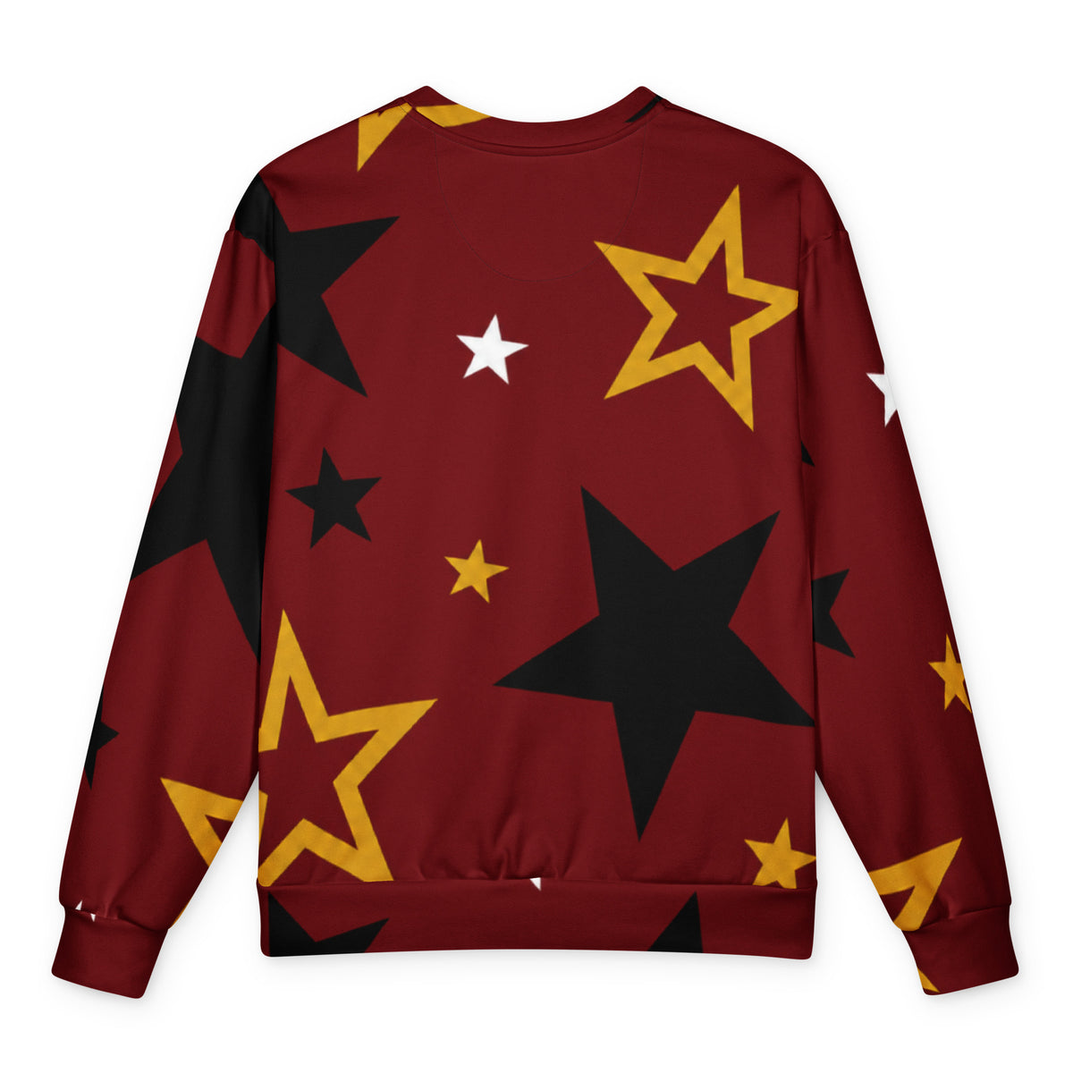 Maroon Star Oversized Sweatshirt – photo 3