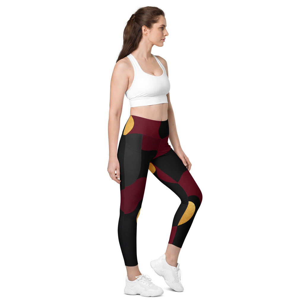 Garnet Gold Camo Pocket Leggings – photo 6