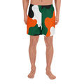 Green Orange Abstract Shorts – photo 4