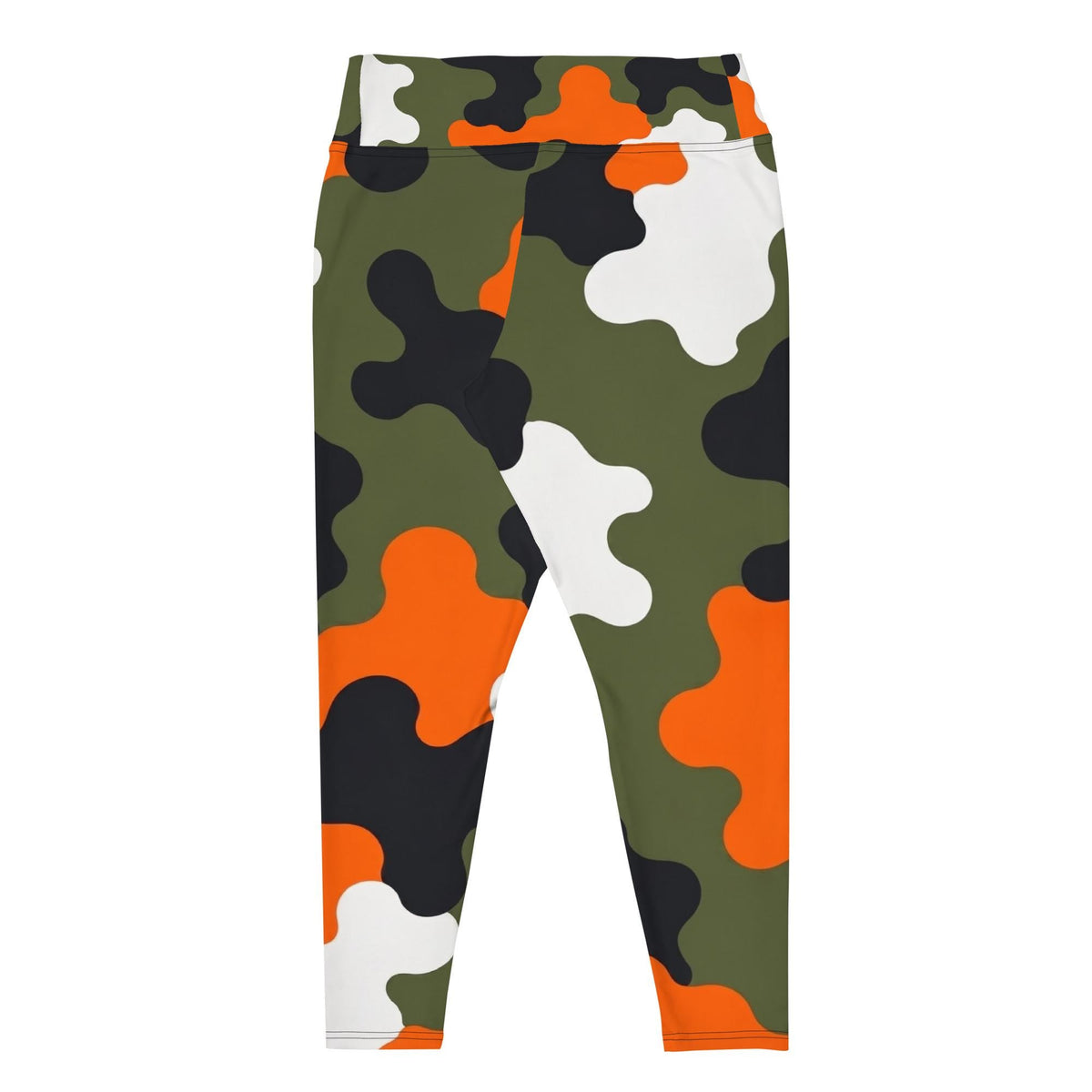 Coolkid Camo Print, True fit, Leggings, Orange Green High-Waisted Four-Way Stretch Activewear