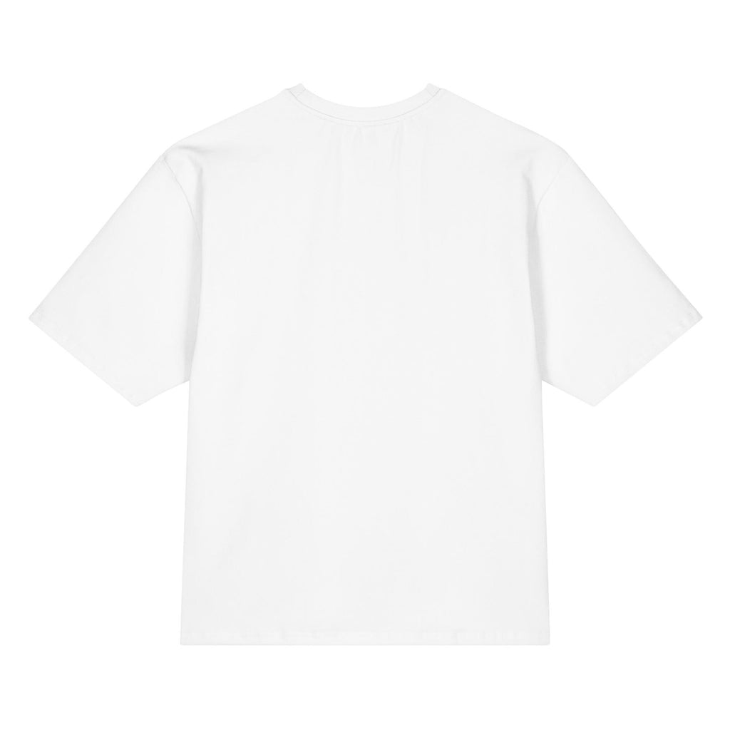 RUN the CITY Heavyweight Tee — White | 100% Cotton Oversized Unisex Streetwear Graphic