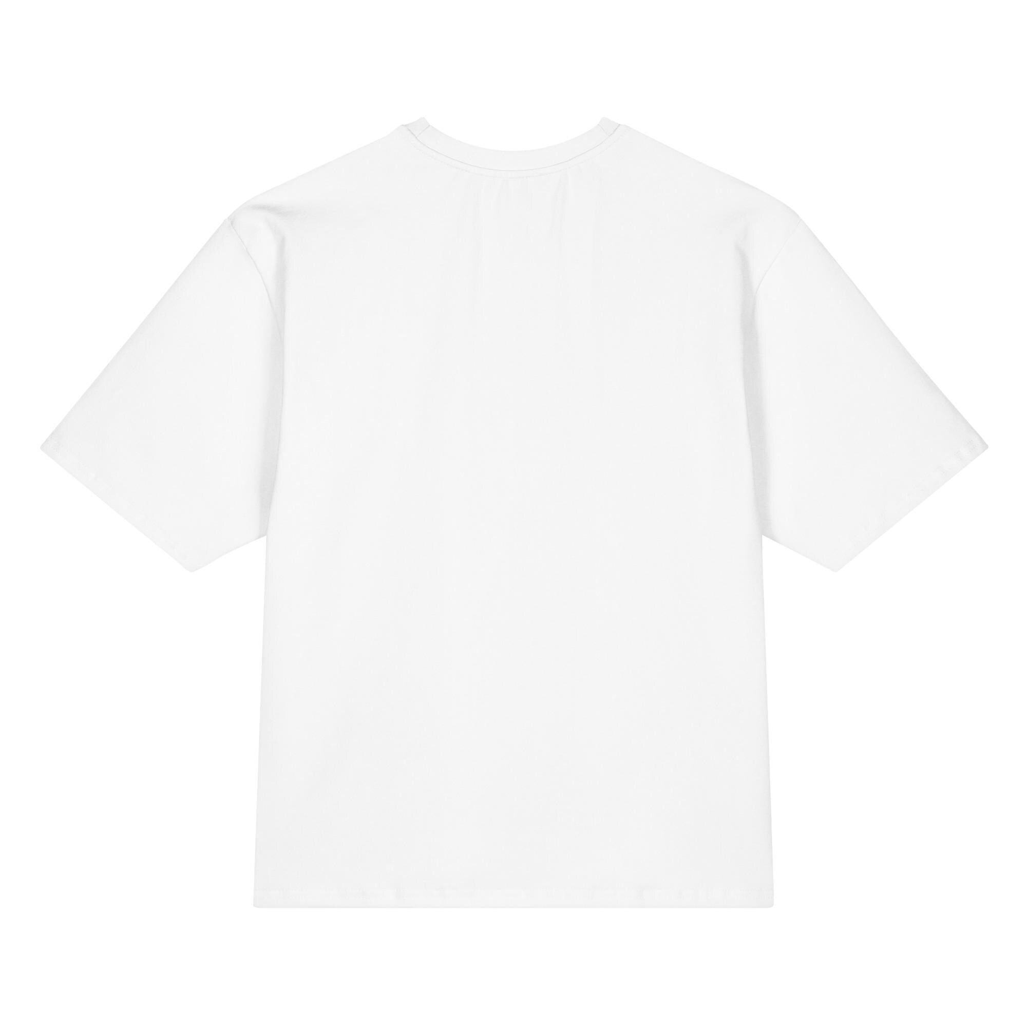 RUN the CITY Heavyweight Tee — White | 100% Cotton Oversized Unisex Streetwear Graphic