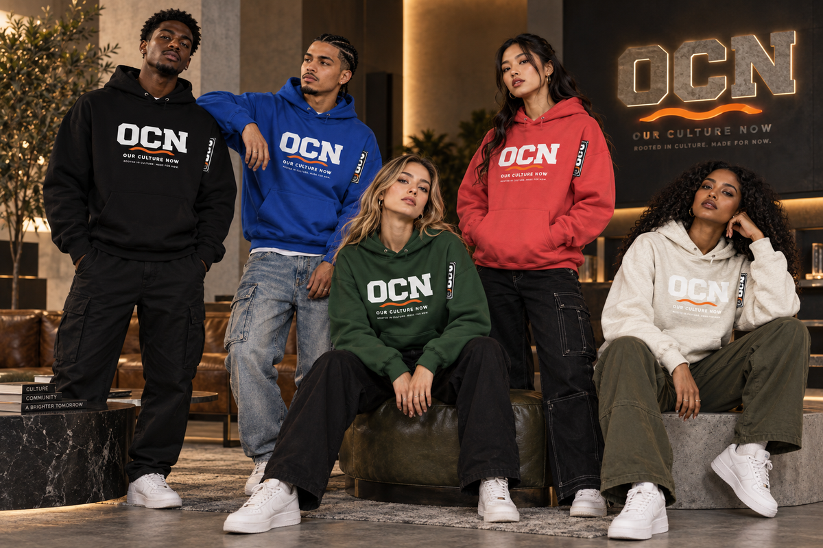 OCN Our Culture Now Hoodie – front view